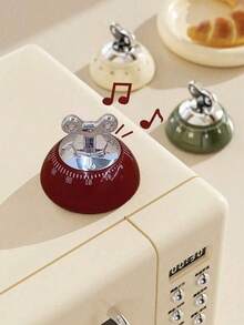 1 Timer Mekanik Magnetik Dapur Tanpa Baterai, Alarm Keras untuk Memasak, Kelas, Belajar, Rumah, Alat Dapur Wajib Dimiliki - MultiWarna - View 2