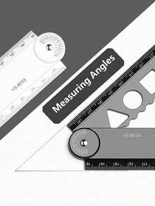 1pc 30cm Foldable Acrylic Ruler,Plastic Folding Ruler With Pattern Tracing And Measurement Numbers,Scale Ruler,Suitable For Office,Classroom,Teaching,Exam Supplies,Drawing Supplies,Supplies Office Supplies Back To School Stationery Supplies,Rulers - Multicolor - View 7
