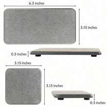 A Set Of 4 Absorbent Diatomaceous Earth Trays, Diatomaceous Earth Kitchen Soap Dishes, Handmade Soap Racks, Water-Absorbing Stones, Ideal For Modern Homes, Bathroom Decor, Autumn Decor, And Back-To-School Season - multicolor - View 11