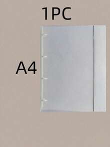 1 buah Sampul Notebook PP Buram Transparan dengan Cincin Pengikat, Sisipan Perencana Lembar Lepas, Dapat Diisi Ulang, Organizer Kantor A4 A5 A6 A7 B5 ATAU 5 buah A6, 5 buah A5, Jurnal Portofolio Estetika Minimalis - Clear - View 25