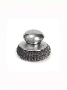 Heavy Duty Stainless Steel Scrub Brush, Replaceable Brush Head With Comfort Grip, Pot Dish Cleaner For Stubborn Kitchen Stains - multicolor - View 7