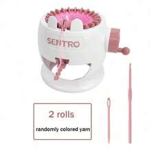 MAZHA Sentro 22/40/48 Needle Hand Knitting LoomKit, DIY Scarf, Hat, Sweater And Socks For Adults, WithRow Counter - pink - View 18
