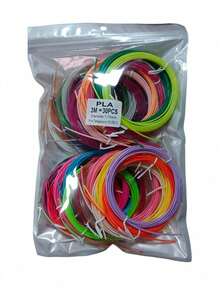 3D Pen PLA Filament Refill, Each Color 10feet, Total 150 Feet 3D Pen/3D Printer PLA Sample Pack, - multicolor - View 11