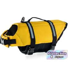 Summer New Style Dog Swimming Suit, Suitable For Small And Medium-Sized Pets, Outdoor Super Buoyant - Yellow - View 1