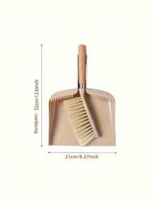 1 Set Portable Durable Mini Broom Dustpan Quick Clean Efficient Home Office Kitchen Car Balcony Patio Travel Outdoor Indoor Lightweight Strong Easy Storage Versatile Household Essential Fast Sweep Dust Dirt Collector Compact Space Saving - multicolor - View 2