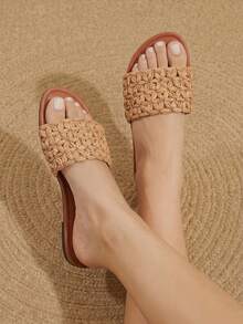 Styleloop Ladies, Willow Nails, Buckles, Flat Shoes. - Brown - View 2