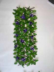 1pc Retractable Privacy Screen Fence, Suitable For Balcony, Patio, Outdoor, Artificial Privacy Screen Decor, Faux Ivy Fence Panel, Suitable For Outdoor Wall, Background Wall, Garden, Backyard, Home Decor - Multiple Styles - View 7