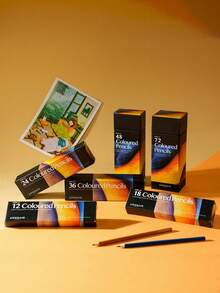 1pc Popular Stationery Color Lead Wholesale Set 12-72 Color Oil Colored Pencil Drawing Color Pencil Designer Brush - Colored pencils 2 - View 8