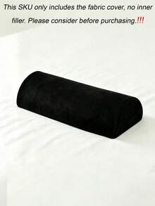 Semicircular Memory Foam Leg Support Pillow & Neck Cushion, Ergonomic Orthopedic Side Sleeping Leg Elevation Pillow With Removable Washable Cover, Suitable For Beauty Salon, Spa, Massage Therapists And Home Side Sleepers - Multicolor - View 9