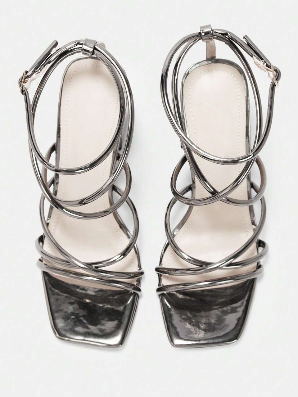 CUCCOO CURVES Women's Thick Heel Fattened Strap Sandals