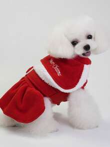 PETSIN Pet Bells, Christmas Dresses, Festive Dog Dresses - Red - View 6
