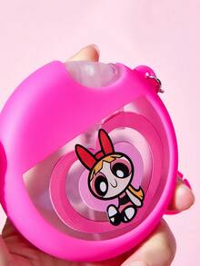 THE POWERPUFF GIRLS X SHEIN 25ml/0.87oz Love 便攜式噴霧瓶，可重複填充，可盛裝清潔液、蚊香液、保養水等液體，配備矽膠保護蓋、附掛繩，柔軟矽膠材質，附漏斗，適合日常使用 - 彩色 - 查看 7