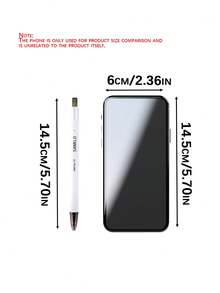 Fresh Elegant Jasmine White Tea Style Quick Dry Retractable Pens, Aesthetic Minimalist Black Ink Signature Pens, Perfect For Students, Wholesale Available - multicolor - View 3