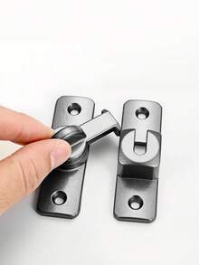 Sturdy Metal Padlock-90/180 Degree Rotating Safety Lock, Suitable For Barn Doors, Bathroom Sliding Doors, Garages, Bedrooms, Cabinets-Durable Zinc Alloy Safety Door Locks With Anti-Pry Function, Commercial-Grade Home Safety/Protection - Multicolor - View 6