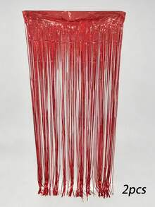Shiny Tinsel Fringe Streamers For Party Backdrop Decorations, Wedding & Birthday Scene Layout Supplies - multicolor - View 15