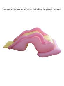 Vibrant Pink Striped Inflatable Swimming Pool , Super Large Family Adult Inflatable Pool, Outdoor Water Play Gadget, Ideal For Summer Garden Fun, Rectangular Pvc Swimming Pool, - A - View 10