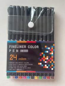 12/24/36/48 Colors Fine Line Pens, Colored Drawing Pens, Markers For Painting, Doodling, Marking, And Art Design. Suitable For Students And Adults For Drawing, Diagramming, Office And Study Supplies. - Sets - View 8