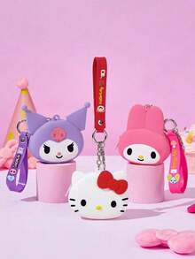 HELLO KITTY AND FRIENDS | Joivida 1pc Mini Coin Purse,Cute Girly-Style Coin Purse, Made Of PU Leather With A Zipper Closure, Lightweight And Portable, Perfect For Everyday Coins And Keys - Multicolor - View 1
