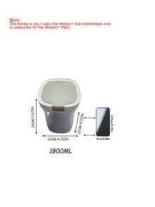 Grain & Cereal Sealed Containers Plastic Milk Powder Jars | Storage Boxes | Silicone Magnetic Sealed Jars - Manufacturer Direct Stock,Household Dry Grain Sealed Container Storage Box, Rice Bucket, Moisture Resistant Flour Bucket For Miscellaneous Grains Storage, Canned Rice Container, Rice Storage Box - Clear - View 4