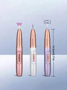 Teckwe 專業美甲修甲機套組 USB充電式指甲磨甲機 300mAh大容量鋰電池 美甲與足部護理套組 家用與沙龍美甲修甲工具 磨甲拋光工具 - 彩色 - 查看 9