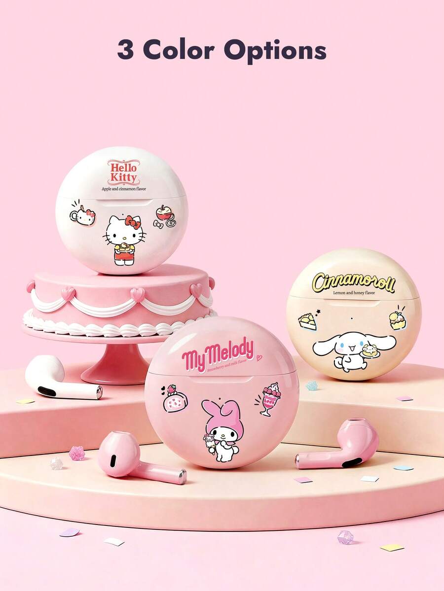 HELLO KITTY AND FRIENDS | Joivida Cartoon Pattern Portable Multifunctional Bluetooth Earphones For Daily Use - View 1