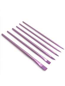 4/6/10 Stücke Premium Nylon Pinselset - vielseitige Formen & Größen für Öl-, Acryl-, Aquarellmalerei - ideal für DIY Kunstprojekte, Weihnachten, Halloween, Thanksgiving Bastelzubehör - Mehrfarbig - Übersicht 16