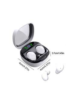 Teckwe Compact Touch Wireless Mini Bluetooth Earphones, Hi-Fi Stereo With Built-In Mic, LED Charging Case. Ideal For Sports, Work, Travel & Sleep. Earphone: 25mAh; Charging Case: 180mAh. Bluetooth Pairing Name: MINI - Multicolor - View 6