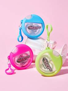 THE POWERPUFF GIRLS X SHEIN 25ml/0.87oz Love 便攜式噴霧瓶，可重複填充，可盛裝清潔液、蚊香液、保養水等液體，配備矽膠保護蓋、附掛繩，柔軟矽膠材質，附漏斗，適合日常使用 - 彩色 - 查看 3