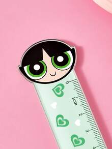 THE POWERPUFF GIRLS X SHEIN 時尚卡通壓克力尺，學習、文具、創意 - Buttercup - 查看 5