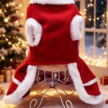 PETSIN Pet Bells, Christmas Dresses, Festive Dog Dresses - Red - View 13