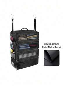 Foldable Hanging Luggage Organizer, Portable Multi-Compartment Suitcase Storage Bag, Travel Packing Pouch For Luggage Sortin - Multicolor - View 12