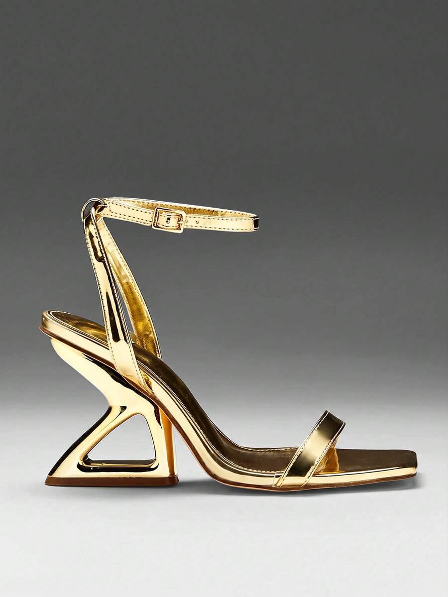 SHUZIA Women Platforms & Wedge Sandals - Gold - View 1