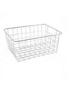 1 Matte Black Trapezoidal Minimalist Tabletop Storage Basket, Metal Organizer Basket For Kitchen And Bathroom Without Drilling, Small Golden Trapezoidal Basket, Pink Rectangular Basket, Bathroom Accessories, Room Decoration - Multicolor - View 11