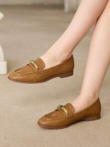MOTF WOMEN'S VERSATILE COMFORTABLE FLAT SHOES - Camel - View 1