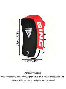 Thick Professional Muay Thai Kick Pad, Curved Mma Punching Target, Boxing Kicking Shield Training Equipment - Multicolor - View 4