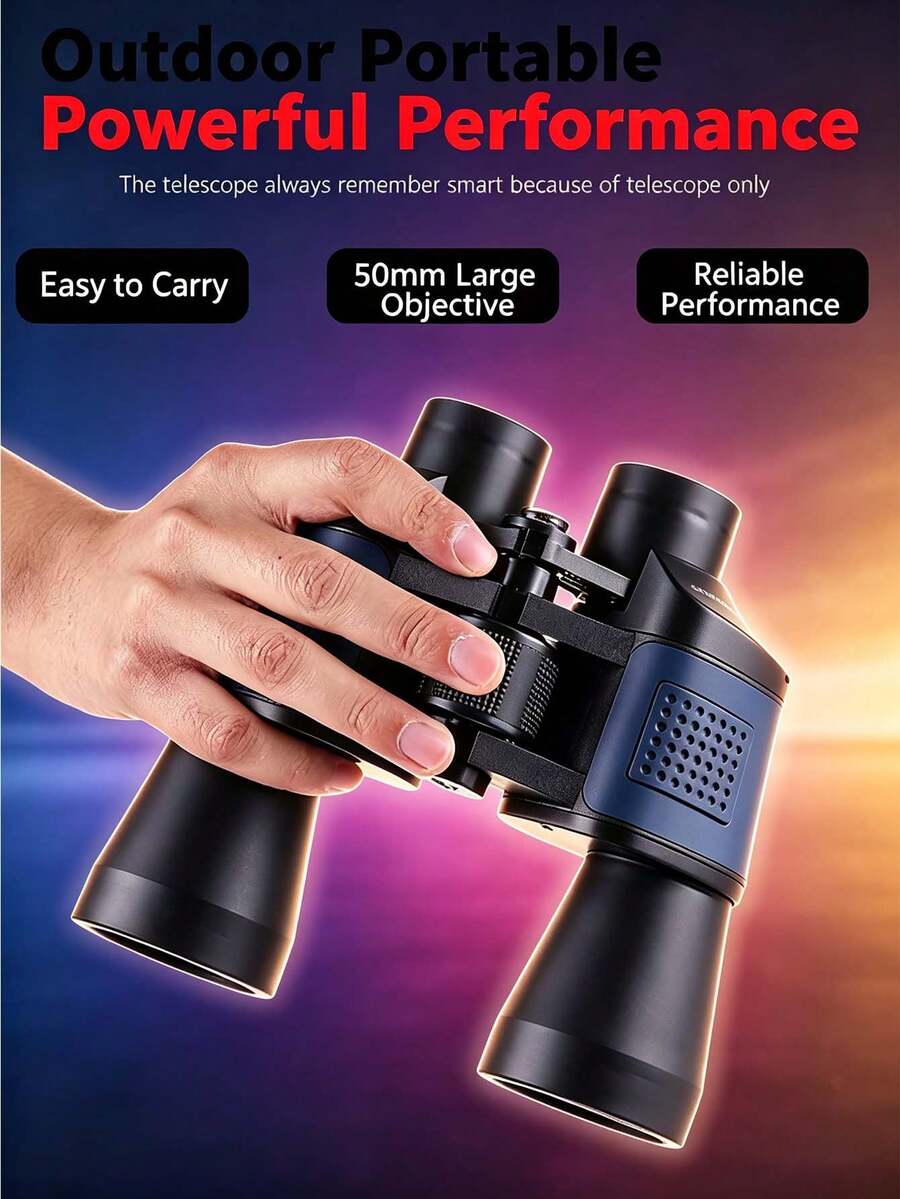 New 80x80 Large Aperture Telescope With High Magnification, High-Definition, Low Light Night Vision, Binocular Paul's Binoculars