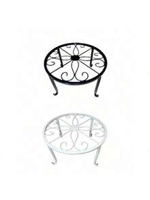 Heavy-Duty Rust-Resistant Iron Plant Stand, Potted Plant Holder, Sturdy Flower Pot Rack, Stylish Room Decor, Home Decoration, Space-Saving Storage Solution, Kitchen Accessory, Bathroom Accessory, Bedroom Accessory - A - View 13