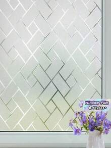 1 Roll Of Frosted Window Film, No Glue Required, Electrostatic Adsorption, Privacy Protection, Opaque, UV Resistant, Suitable For Bathrooms, Kitchens, And Offices. - multicolor - View 1