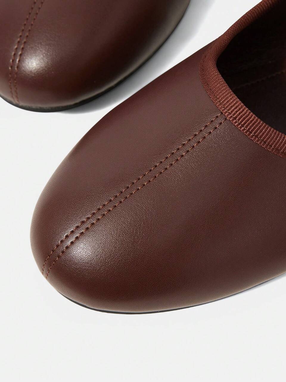 MOTF WOMEN MINIMALIST BLACK LEATHER MARY JANE FLATS, ELASTIC STRAP ROUND TOE SOFT SOLE WALKING SHOES, CASUAL DAILY BALLET FLAT SHOES