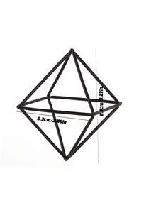 1PC Lightweight Durable Rustproof Iron Triangular Geometric Cube Hanging Planter With Rope For Indoor Outdoor Home Garden Office Balcony Study Living Room Valentine Wedding Holiday Party Decor Modern Farmhouse Style Wall Hanging Gift - Multicolor - View 17