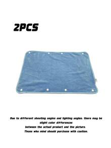 1/2 Sets Mop Replacement Cover For Floor Wiper Squeegee, Super Absorbent Coral Fleece Cleaning Pads, Lint-Free Floor Cloth For Household Cleaning & Housekeeping - multicolor - View 15