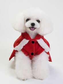 PETSIN Pet Bells, Christmas Dresses, Festive Dog Dresses - Red - View 5