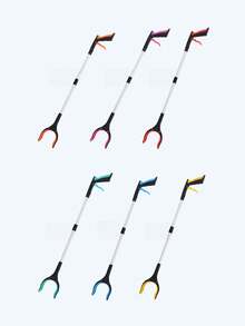 Portable Steel Litter Pickup Tongs, Extend Reach Trash Claw For Home, Sanitary Forceps Litter Picker Tool, No Bending Over - multicolor - View 11