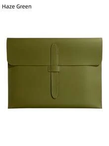 1PC A4 Leather Portfolio Folder Professional Sleek With Elastic Band Pen Loop For Documents Notebooks For Business Meeting School Student Office HotSale - Multicolor - View 15