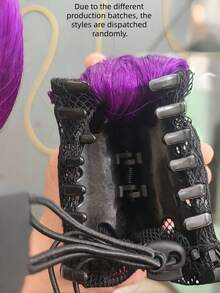 1PC Purple Woven Accessory, Suitable For Cosplay, Christmas Costumes, Role-Playing, Holiday Parties, New Year Celebrations, Anime, And Halloween Outfits. - multicolor - View 9