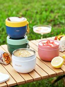 Cirelle 1PC Oat Cup Can Be Microwave Heated For Breakfast, Office Workers Can Bring Yogurt Cup - Multicolor - View 1