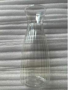 1/2/5/8/10件組 塑料條紋透明花瓶 組合花藝手工花瓶 適用於各種花束裝飾展示 節慶與居家裝飾 適合桌面裝飾、婚禮、居家、聖誕、晚餐派對 - 無色 - 查看 11