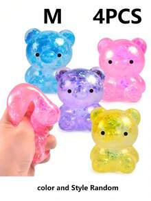 MINKOJA A Squeeze Sensory Stress Relief Toys, Squeezing Sugar Ball Fidget Toys, Containing Viscous Substance, Suitable For Relieving Anxiety, Autism, Restlessness And Other Symptoms.(Color And Style Random) - Multicolor - View 15