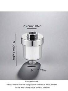 Replacement Filters, Shower Head Filter For Removing Harmful Substances In Water, Includes High-Performance Filter Cartridges - Multicolor - View 2