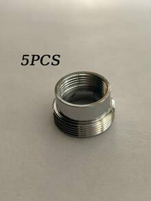 Bộ 5 đầu chuyển vòi bếp: ren trong 16mm, ren ngoài 22mm - Bạc - Xem 9